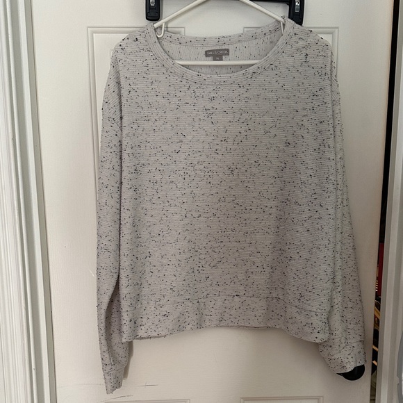 Falls Creek Speckled Gray Blouse - Picture 1 of 4